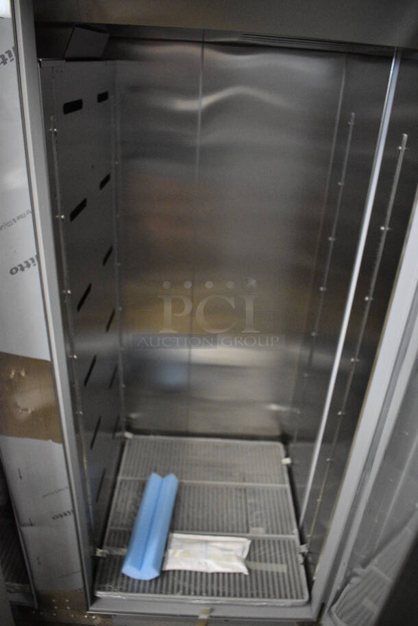 BRAND NEW SCRATCH AND DENT! Follett Model REF45-LB-0-00-00-S Stainless Steel Commercial 2 Door Reach In Pharmacy Cooler. 59x33x78. Tested and Working! - Image 6 of 8