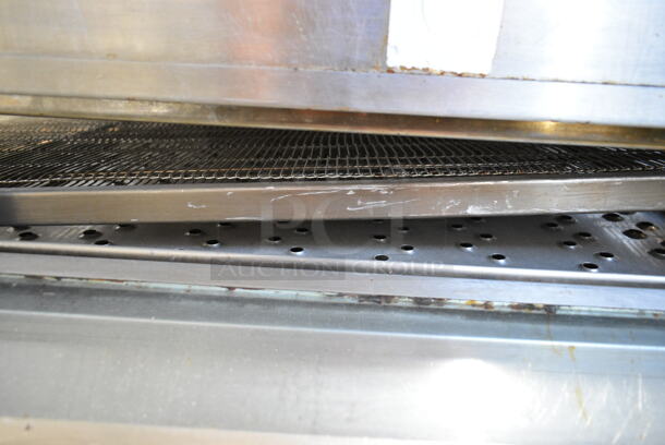 Lincoln Impinger 1132-002-U-K1841 Stainless Steel Commercial Floor Style Electric Powered Conveyor Pizza Oven w/ Under Shelf on Commercial Casters. 208 Volts, 3 Phase. - Image 7 of 10