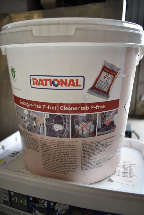 4 Buckets Including 6455600562 Rational 56.00.562 Care Tabs for SelfCookingCenter Combi Ovens with Care Controls - 150/Case, Rational Reiniger Tab P Frei Cleaner Tabs. 4 Times Your Bid! - Image 4 of 10
