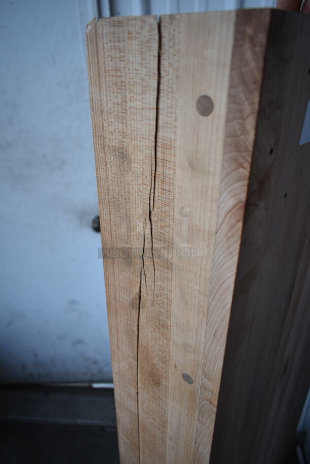 BRAND NEW SCRATCH AND DENT! John Boos DNB08 Wood Top Baker's Tabletop. No Legs.  - Image 4 of 5