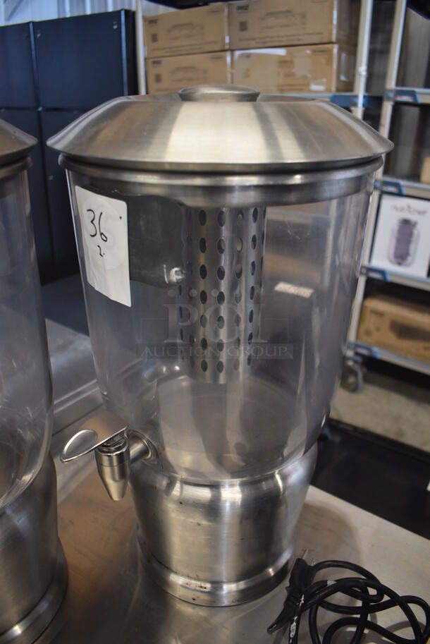2 Metal and Poly Countertop Beverage Holder Dispensers. 11x13x21. 2 Times Your Bid! - Image 3 of 5