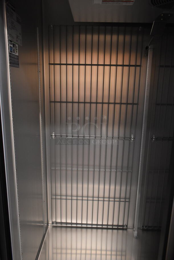 BRAND NEW SCRATCH AND DENT! 2024 True T-49F-HC Stainless Steel Commercial 2 Door Reach In Freezer w/ Commercial Casters. 115 Volts, 1 Phase. Tested and Powers On But Does Not Get Cold - Image 8 of 9