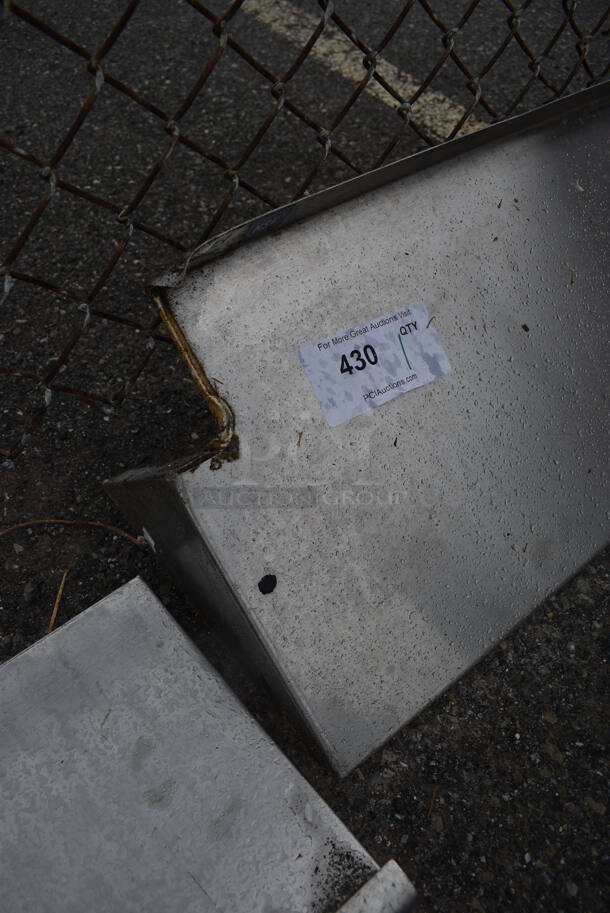 Metal Shelf. 48x12x12 - Image 2 of 3