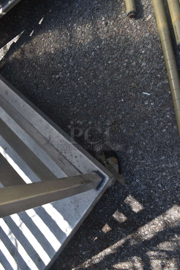 Steel Utility Cart With Pan Racks On Commercial Casters. - Image 4 of 4