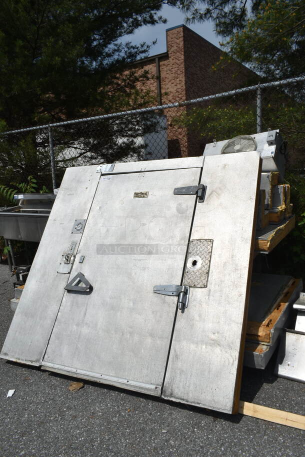 10'x10' Harford Walk In Cooler Box w/ Tecumseh AH160FF-509-A4 208/230 Volts, 1 Phase Compressor and ALP06301BER 115 Volt, 1 Phase Evaporator. Information Provided By The Consignor But Not Verified By PCI Auctions. Picture of the Unit Before Removal Is Included In the Listing. - Image 2 of 7