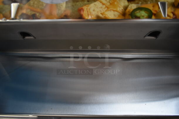 BRAND NEW SCRATCH AND DENT! 2023 Carnival King 382CD450 Stainless Steel Commercial Countertop Dual Peristaltic Chili and Cheese Sauce Dispenser. 120 Volts, 1 Phase. Tested and Working! - Image 6 of 8