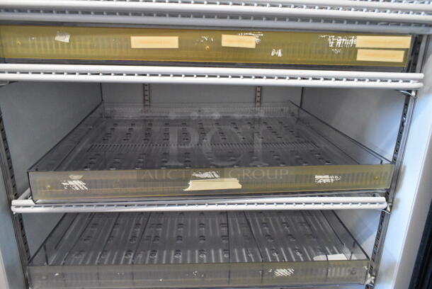 2019 Habco SE18 Metal Commercial Single Door Reach In Cooler Merchandiser w/ Poly Coated Racks. Does Not Have Compressor. 115 Volts, 1 Phase.  - Image 4 of 5