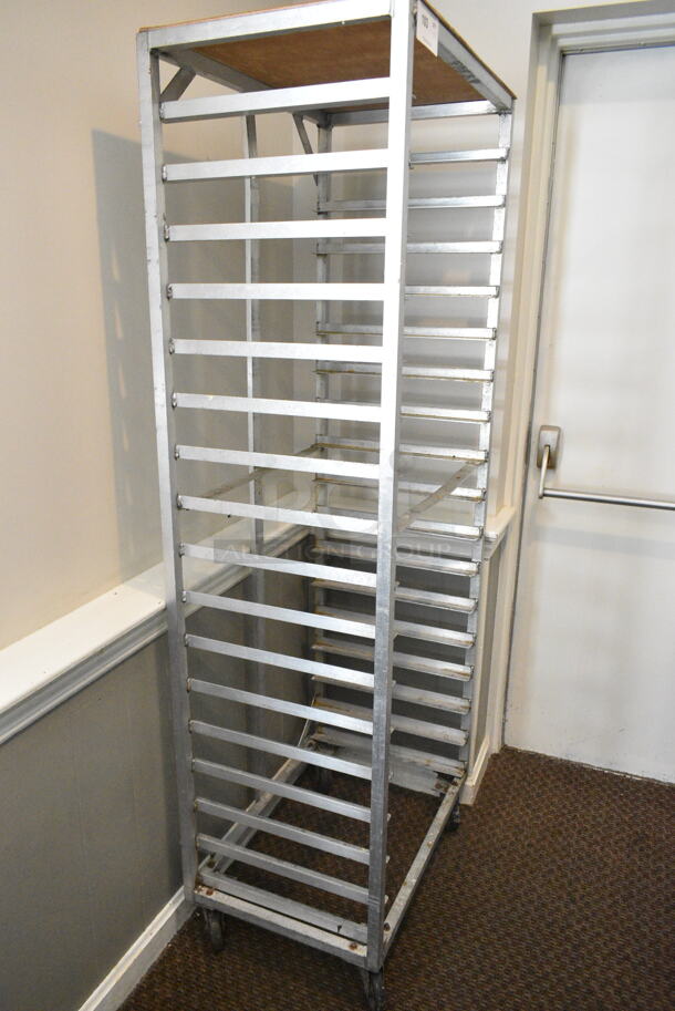 Metal Commercial Pan Transport Rack on Commercial Casters. (secondary dining room) - Image 2 of 3