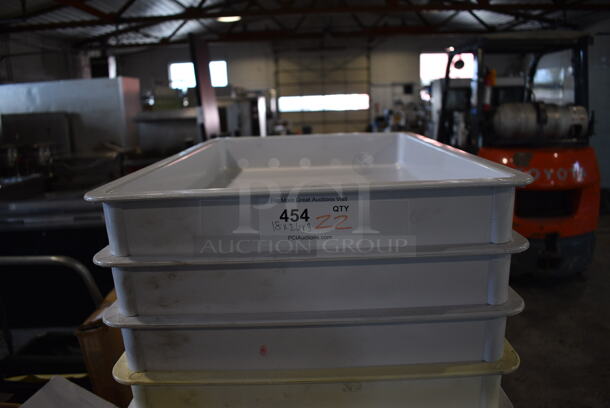 22 White Poly Dough Bins. 18x26x3. 22 Times Your Bid! - Image 4 of 4