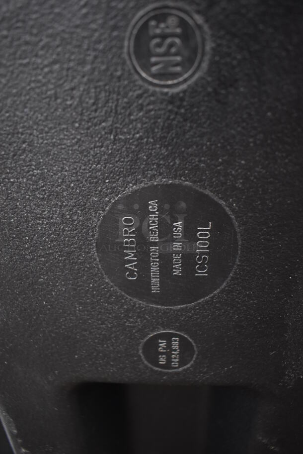 Cambro ICS100L Black Poly Insulated Ice Bin on Commercial Casters. 22x30x27 - Image 5 of 5