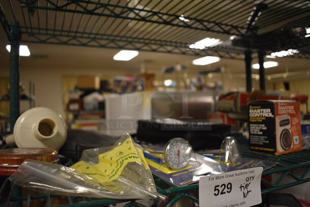 ALL ONE MONEY! Tier Lot of Various Items Including Master Control Program Timer, Black Leather Wristlet, and Car Parts - Image 1 of 6