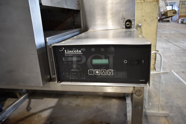Lincoln Impinger Stainless Steel Commercial Electric Powered Single Deck Conveyor Pizza Oven on Commercial Casters Missing Conveyor. 3 Phase. - Image 3 of 5