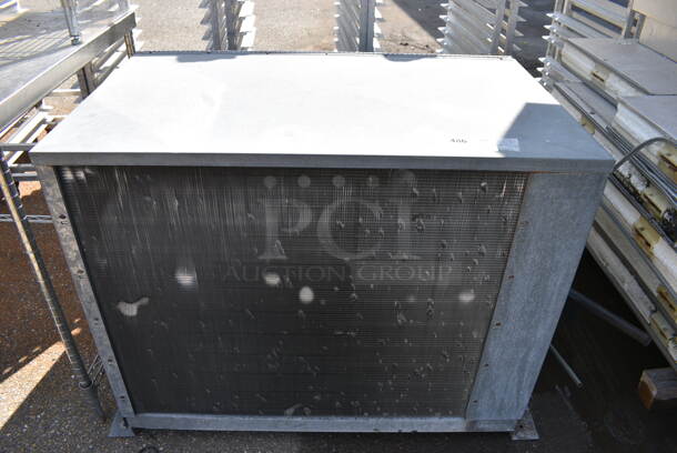 7'x16'x8' Walk In Cooler Box w/ Door, 3 Glass Doors, Russell Model CTA46-123 Condenser and Compressor.  - Image 2 of 8