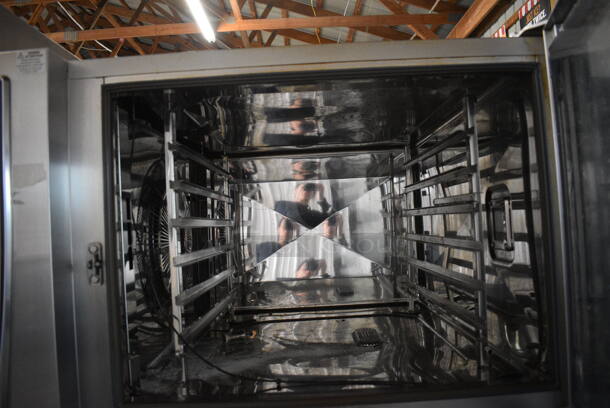 2 2019 Rational Stainless Steel Commercial Combitherm Self Cooking Center Convection Ovens on Commercial Casters. Top Model: SCC WE 62. Bottom Model: SCC WE 102. 480 Volts, 3 Phase. 42x40x72. 2 Times Your Bid! - Image 7 of 8