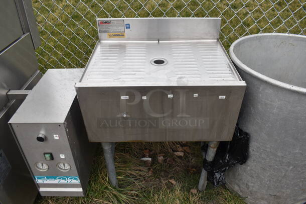 Eagle Stainless Steel Commercial Drain Board. 24x18x31 - Image 1 of 4
