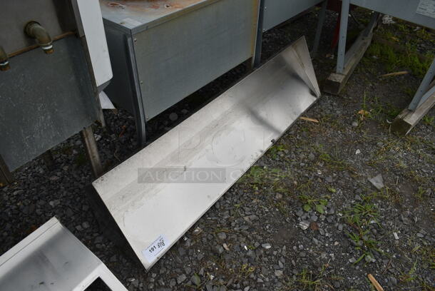 Stainless Steel Wall Mount Shelf. - Image 2 of 4