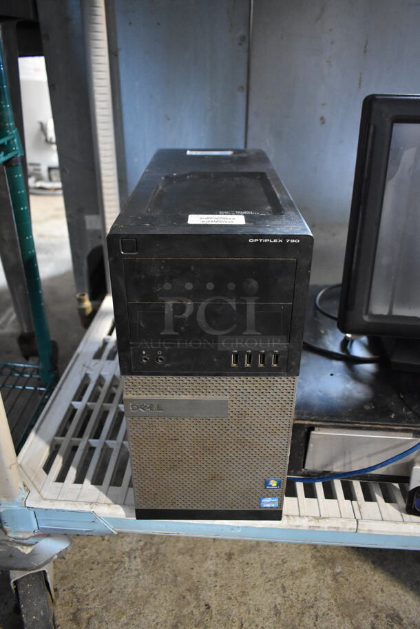 ALL ONE MONEY! Two Tier Lot of Various Items Including Epson Receipt Printers, Par POS Monitor, Computer Tower and Cash Drawer - Image 10 of 12