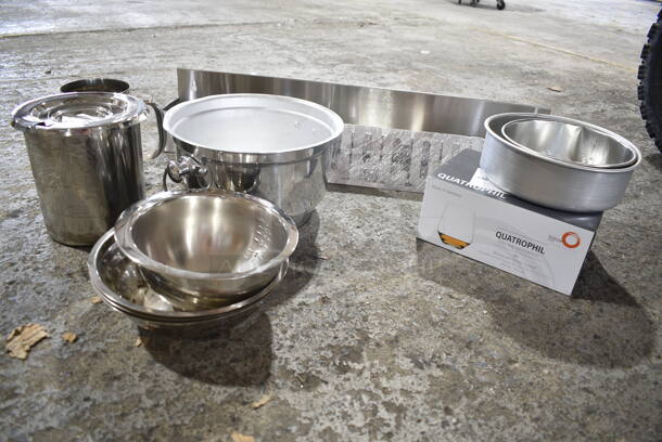 14 BRAND NEW! Items; Bowls, Round Baking Pans, Glasses, Speedwell, Cylindrical Bin, Ice Bucket. 14 Times Your Bid! - Image 1 of 12