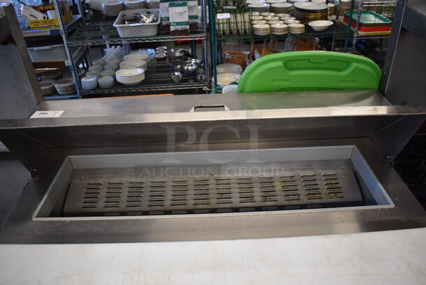 Continental SW48-12 Stainless Steel Commercial Sandwich Salad Prep Table Bain Marie Mega Top w/ 4 Drawers on Commercial Casters. 115 Volts, 1 Phase. 48x30x44. Tested and Powers On But Temps at 58 Degrees - Image 6 of 9