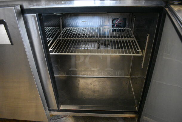 Turbo Air Model MUR-48 Stainless Steel Commercial 2 Door Undercounter Cooler on Commercial Casters. 115 Volts, 1 Phase. 48x30x36. Tested and Does Not Power On - Image 3 of 5