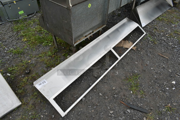 Stainless Steel Wall Mount Shelf. - Image 2 of 3