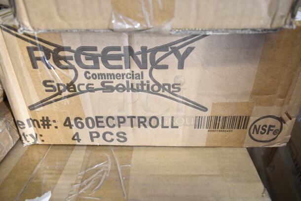 4 Boxes of 4 BRAND NEW! Regency 460ECPTROLL Chrome Shelf-Mount Paper Towel Holder. 4 Times Your Bid! - Image 4 of 4