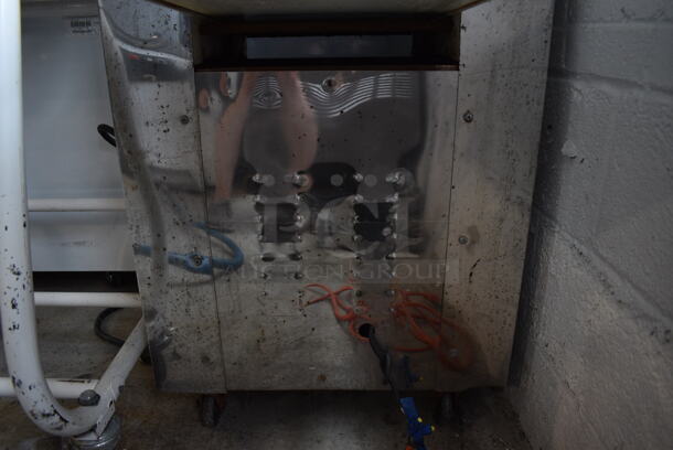 Metal Commercial Floor Style Dough Sheeter on Commercial Casters. 115 Volts, 1 Phase. 24x40x42. Tested and Powers On But Parts Do Not Move - Image 5 of 10