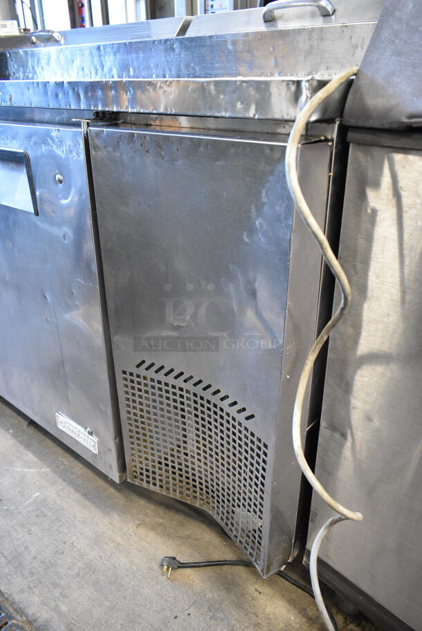 Centaur CPR-67 Stainless Steel Commercial Pizza Prep Table on Commercial Casters. 115 Volts, 1 Phase. Tested and Working! - Image 2 of 8