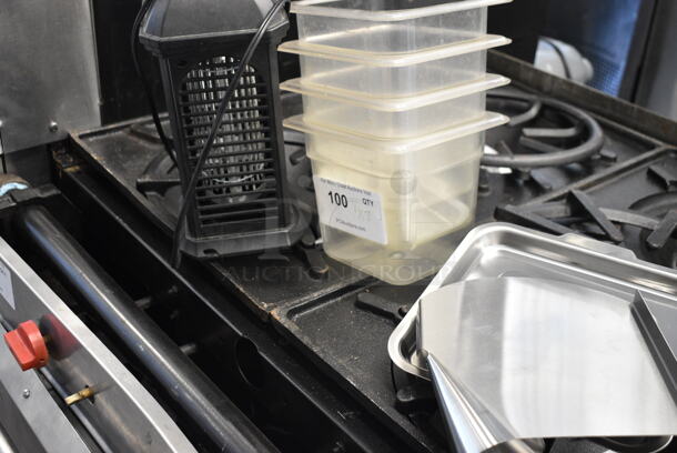 ALL ONE MONEY! Lot of Various Items Including Clear Poly Drop In Bins and Bug Zapper.  - Image 2 of 2