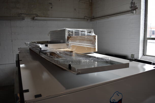 BRAND NEW SCRATCH AND DENT! 2022 Leer L100UAGP Metal Commercial Bagged Ice Freezer Merchandiser. Front Glass on Left Side Is Missing. 115 Volts, 1 Phase. 94x39x78. Tested and Working! - Image 5 of 12
