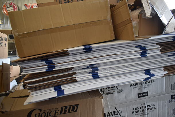 PALLET LOT of 15 BRAND NEW Boxes Including 6J6 White Customizable Foam Cup, 760SOUP16KFT Paper Food Cup, 128HD16COMBO Microwavable Translucent Plastic Deli Container, 3 Box 50CC16 Choice 16 oz Cups, 2 Box 5001CPTP Lavex 1-Ply Center Pull Paper Towel Roll 1000' - 6/Case. 15 Times Your Bid! - Image 5 of 7
