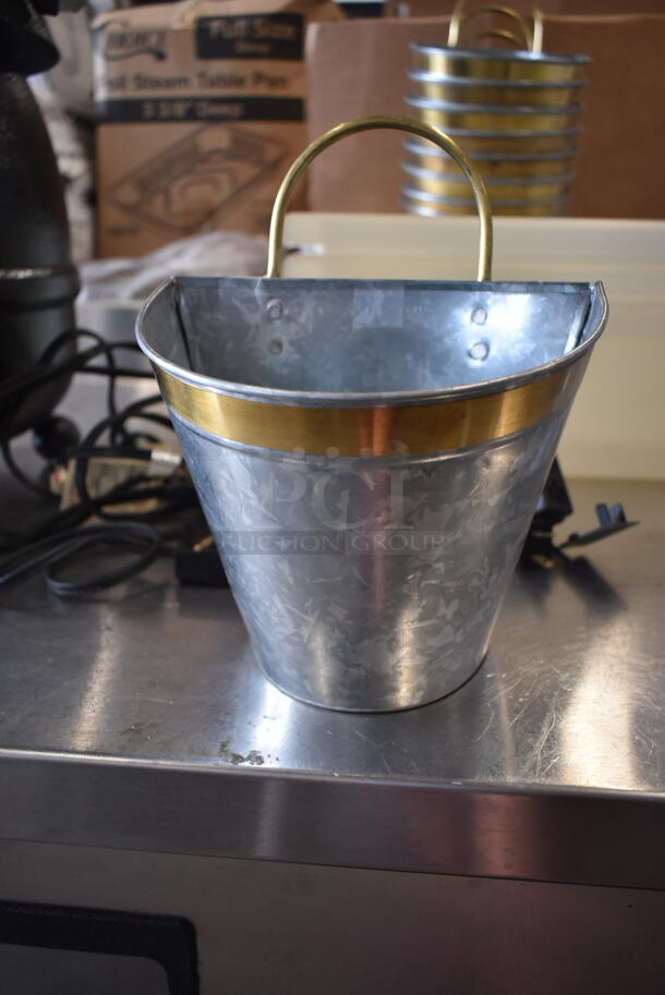 ALL ONE MONEY! Lot of Various Items Including Poly Bins, Utensils and Metal Tea Pot  - Image 9 of 9