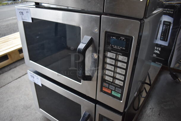 2014 Panasonic NE-1054F T Metal Countertop Microwave Oven. 120 Volts, 1 Phase. 20x13x11 - Image 2 of 6