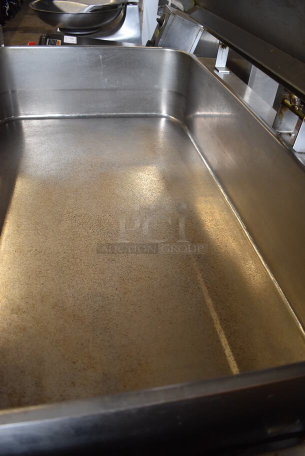 Groen HFP/1-4 Stainless Steel Commercial Floor Style Natural Gas Powered Braising Pan. 120,000 BTU. 58x38x43 - Image 9 of 12