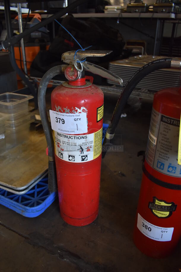 Dry Chemical Fire Extinguisher. Buyer Must Pick Up - We Will Not Ship This Item. 9x5x20 - Image 2 of 3