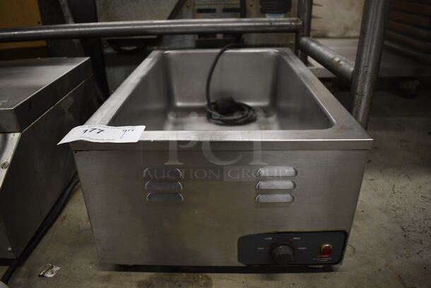 2010 Nemco Model 6055A Stainless Steel Commercial Countertop Food Warmer. 120 Volts, 1 Phase. 14.5x22.5x9. Tested and Working!