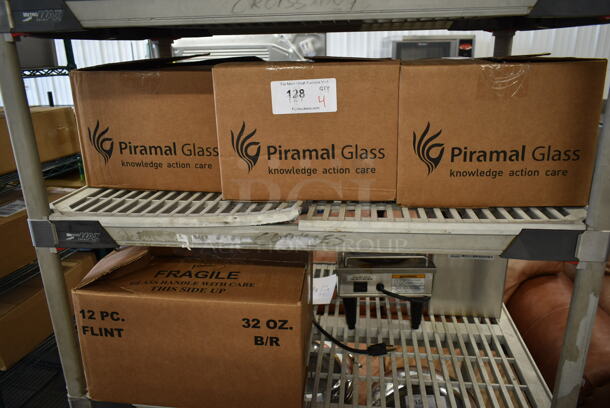 4 Boxes of 12 BRAND NEW Piramal Glass Glass Bottles. 4 Times Your Bid! - Image 2 of 3
