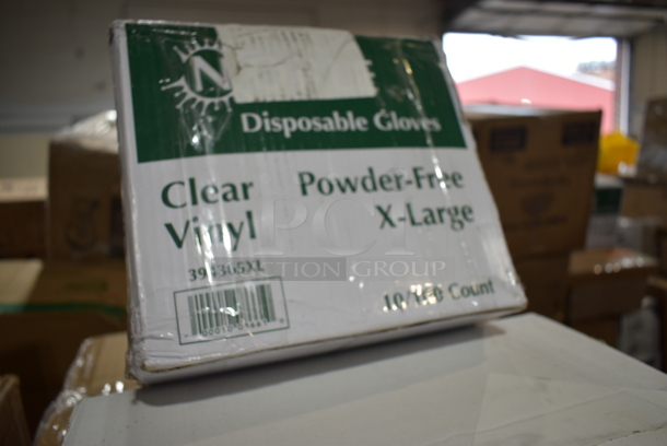 PALLET LOT of 22 BRAND NEW Boxes Including 2 Box 433NACHOS Carnival King Small Clear 2 Compartment Plastic Nacho Tray - 500/Case, 2 Box 176CMT7RHBL Choice 10 1/2" x 15 1/2" Right Handed Heavy-Duty Melamine NSF Blue 7 Compartment Tray - 12/Pack, 3 Box 128HD8COMBO ChoiceHD 8 oz. Microwavable Translucent Plastic Deli Container and Lid Combo Pack - 240/Case, 760SOUP6WB Choice 6 oz. White Double Poly-Coated Paper Food Cup - 1000/Case, 2 Box 500TO963 Choice 9" x 6" x 3" Microwaveable 2-Compartment Black / Clear Plastic Hinged Container - 100/Case, 3 Box 127P150C Choice 1.5 oz. Clear Plastic Souffle Cup / Portion Cup - 2500/Case, 500TW5 Choice 5 oz. Translucent Thin Wall Plastic Cold Cup - 2500/Case, 2 Box 5001BNAP EcoChoice 1-Ply Natural Kraft Beverage / Cocktail Napkin - 4000/Case. 22 Times Your Bid! - Image 10 of 12