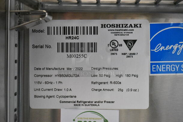 BRAND NEW! 2022 Centaur ABSGM ENERGY STAR Stainless Steel Commercial Single Door Undercounter Cooler. 115 Volts, 1 Phase. Tested and Working! - Image 6 of 6