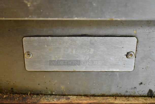 Alto Shaam 500-2D Stainless Steel Table w/ Stainless Steel 2 Drawer Warming Drawer. 115 Volts, 1 Phase. This Unit Was In Working Condition When the Restaurant Closed. (kitchen) - Image 5 of 5