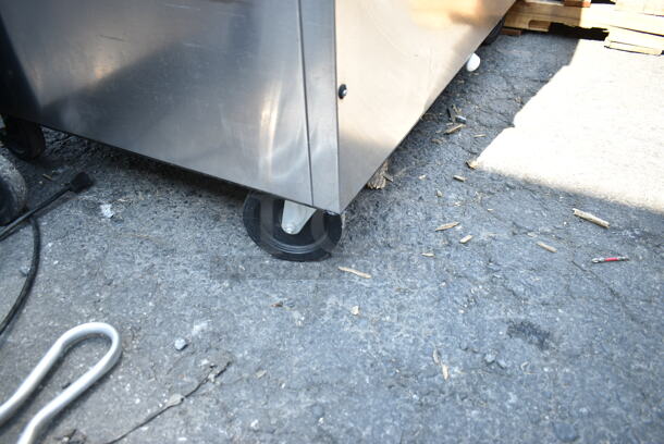 Beverage Air SMF49Y-1-S Stainless Steel Commercial Milk Cooler on Commercial Casters. 115 Volts, 1 Phase. Tested and Powers On But Does Not Get Cold
 - Image 2 of 5