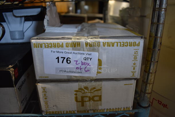 2 Boxes of 6 BRAND NEW LavAzza White Ceramic Mugs. 4.5x3.5x3. 2 Times Your Bid! - Image 4 of 4