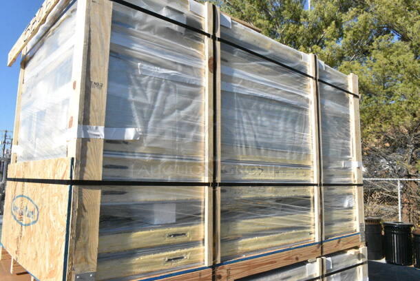 BRAND NEW! 2 American Panel Walk In Boxes; 7'x10' Cooler and 4'x10' Walk In Freezer That Make Up 1 
 11.5'x10' Combo Walk In Box w/ Bohn BEL0045BS6EEAB0200 230 Volt, 1 Phase Evaporator Fan, Bohn BEL0060BS6AMAB0200 230 Volt, 1 Phase Evaporator Fan, Copeland FFAL-A14Z-CFV-075 208-230 Volt, 1 Phase Compressor, Copeland Compressor, 2 Box Strip Curtains. 2 Times Your Bid! - Image 4 of 12