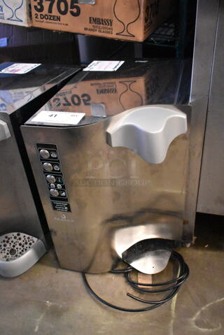 BluPura WAVE HOT 60 IT FIZZ Stainless Steel Countertop Hot & Chilled Water Dispenser. 115 Volts, 1 Phase. 