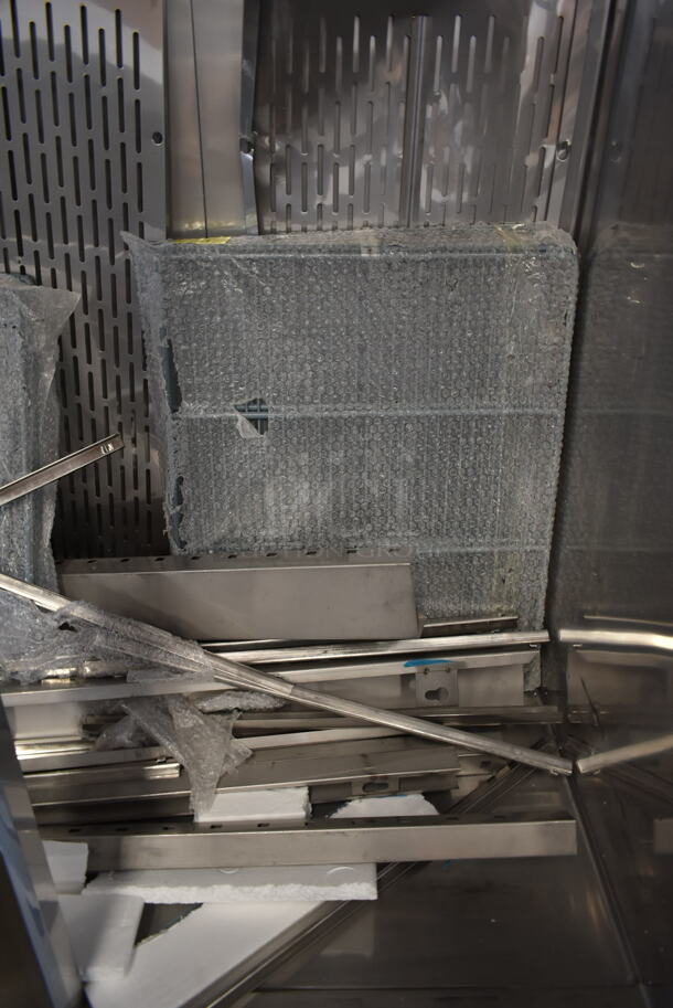 BRAND NEW SCRATCH AND DENT! 2022 Avantco 178SS2FHC Stainless Steel Commercial 2 Door Reach In Cooler. 115 Volts, 1 Phase. Tested and Working! - Image 11 of 12