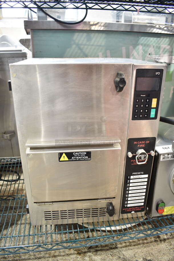 Perfect Fry PFC570 Stainless Steel Commercial Countertop Electric Powered Ventless Fryer. 208 Volts, 1 Phase.  - Image 1 of 6