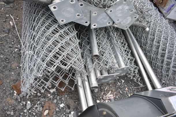 ALL ONE MONEY! Lot of Chain Link Fencing w/ Posts.  - Image 9 of 9