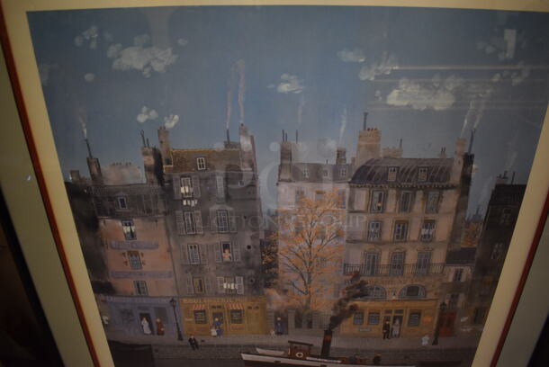 Framed Picture of Delacroix Le Canal By Michael Delacroix - Image 6 of 8