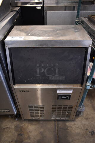 Vevor Stainless Steel Commercial Self Contained Ice Machine.