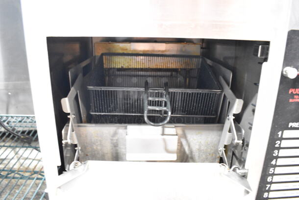 Perfect Fry PFC570 Stainless Steel Commercial Countertop Electric Powered Ventless Fryer. 208 Volts, 1 Phase.  - Image 3 of 6